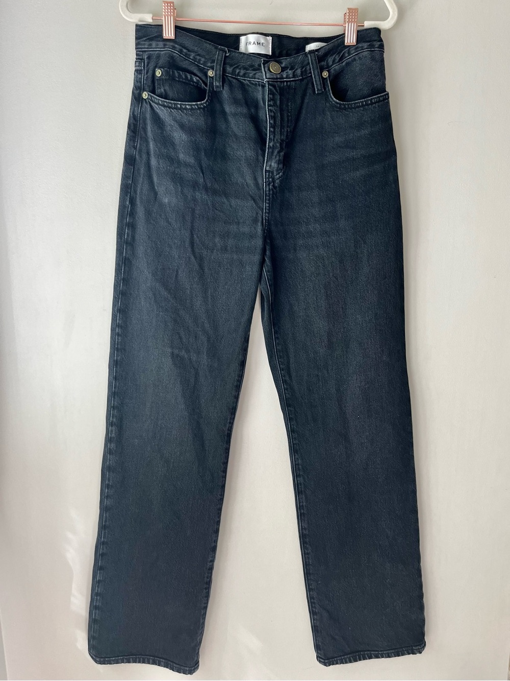 Frame Black Le Jane Jeans Size 26 Supernova High Rise